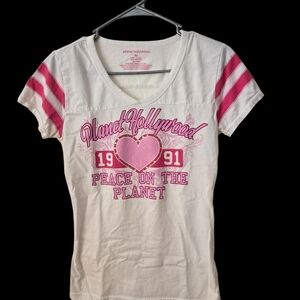 Kids White and Pink T-Shirt